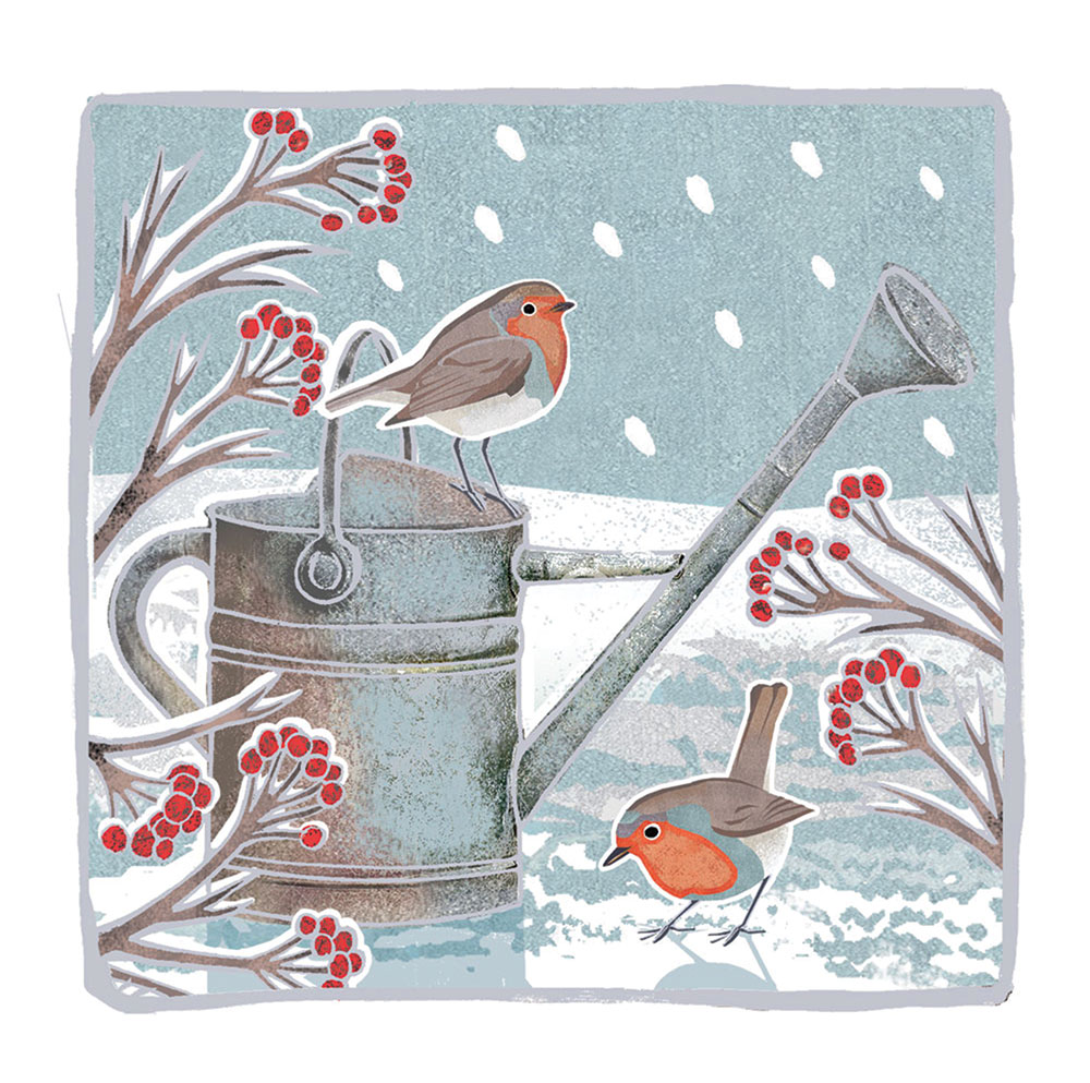 Watering Can Robins