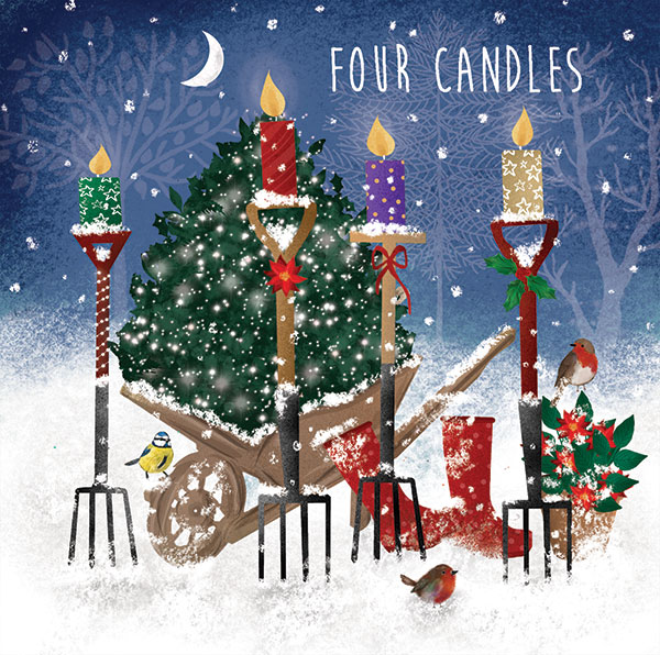 Garden Four Candles