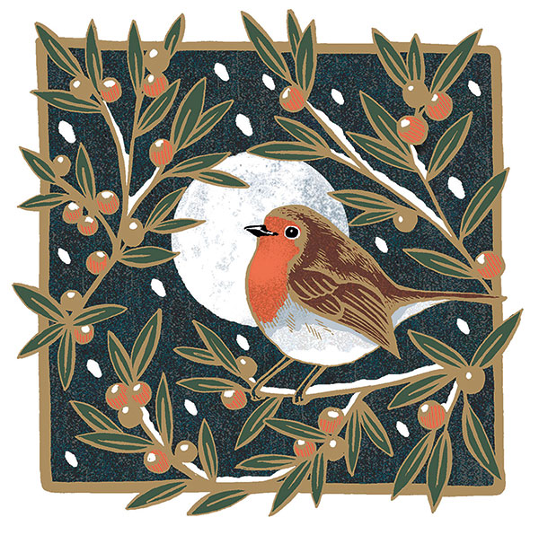 Festive Robin