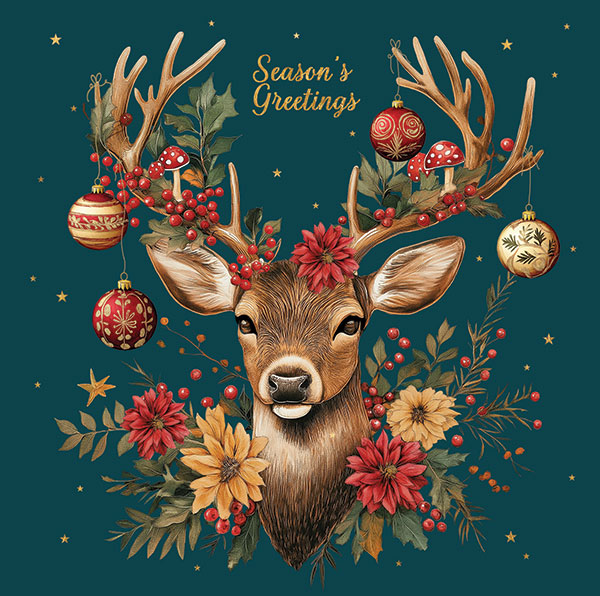 Season's Greetings Stag