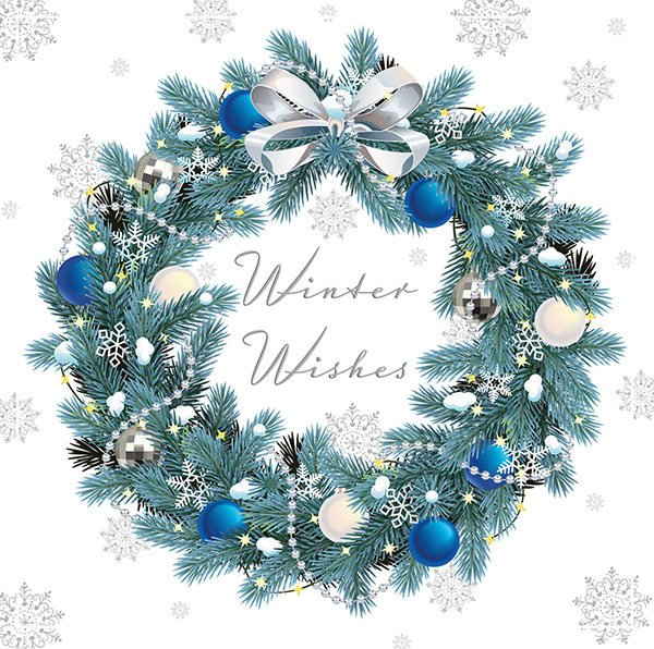 Winter Wishes Wreath