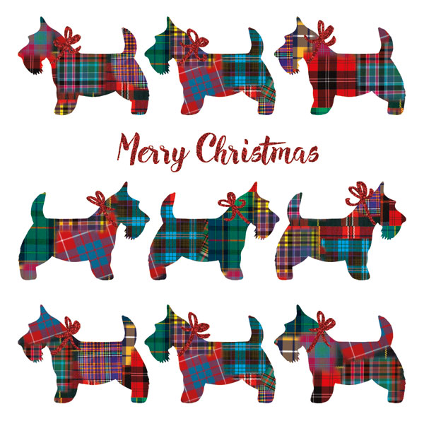 Tartan Scottie Dogs