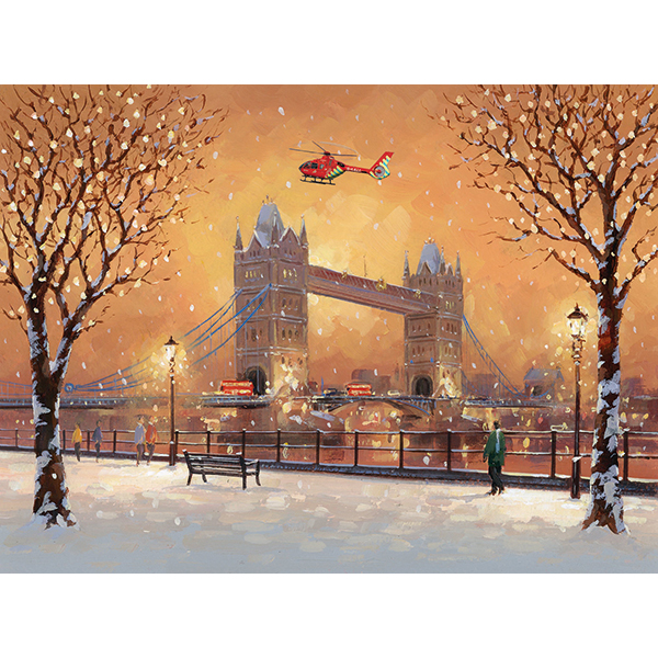 Helicopter over Tower Bridge