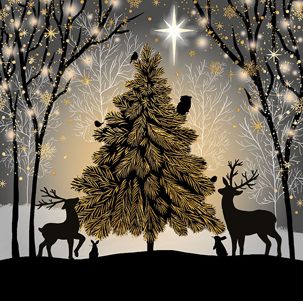 Sparkly Woodland Tree