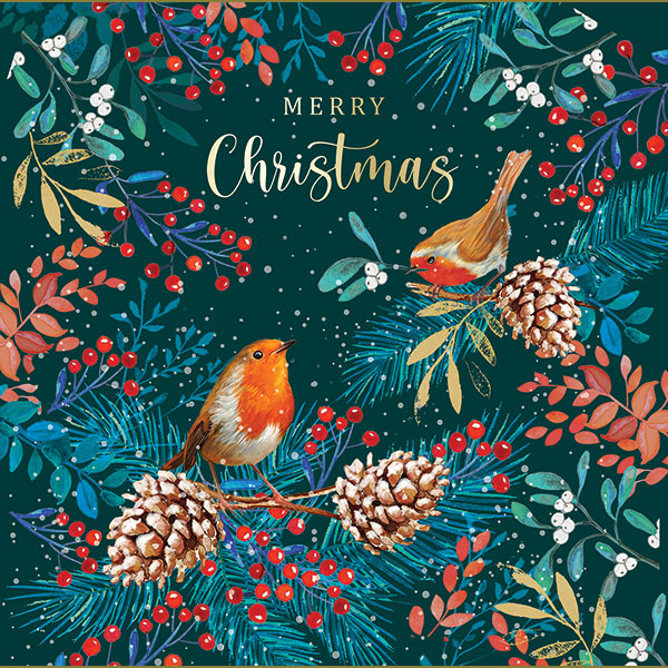Mistletoe Robins