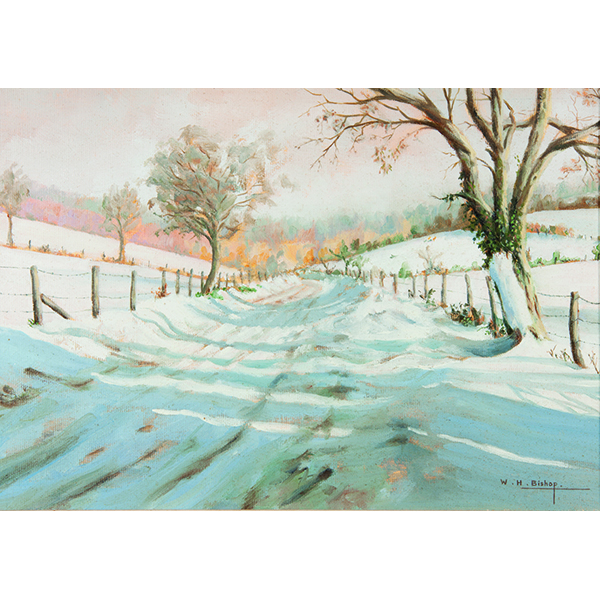 Snow Scene Stoughton Valley, West Sussex