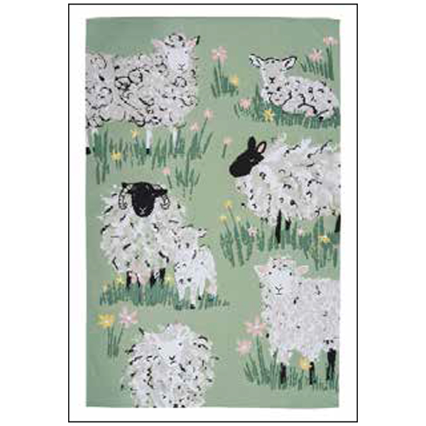 Woolly Sheep Tea Towel
