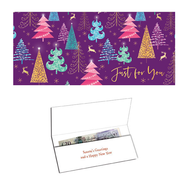 Neon Trees on Purple Wallet