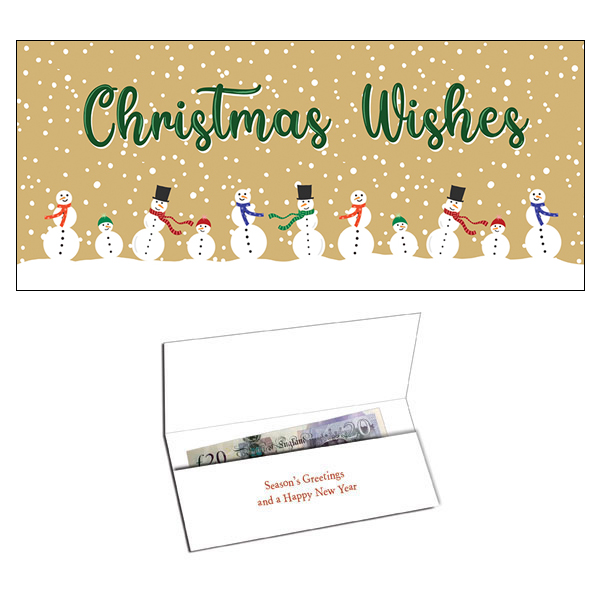 Gold Christmas Wishes Wallets