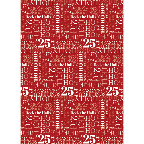 Wordy Gift Wrap