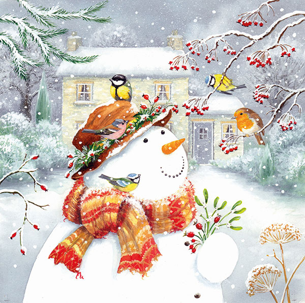 Season's Tweetings Snowman