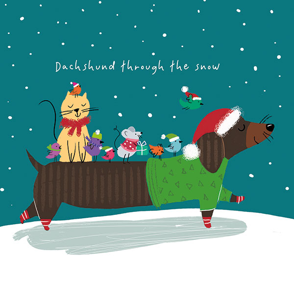 Dachshund Through the Snow