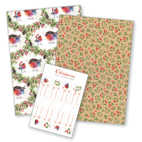 Festive Friends Gift Wrap