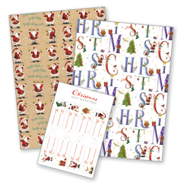 Jingle Bells Gift Wrap