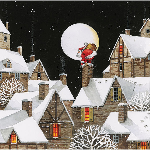 Santa on the Rooftops