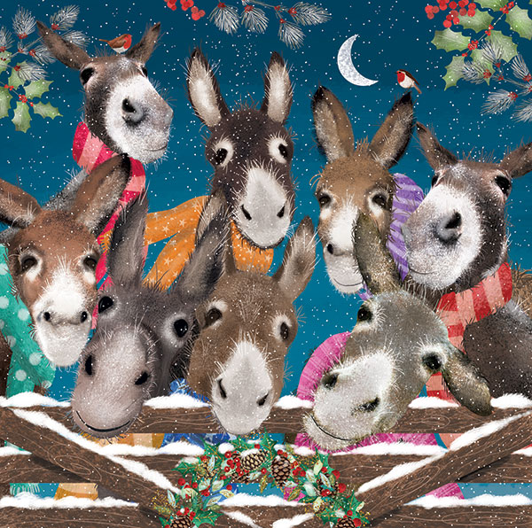 Moonlit Donkeys