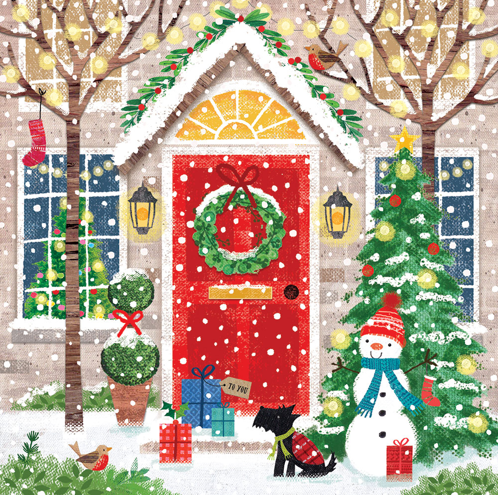 Snowy Christmas twin pack