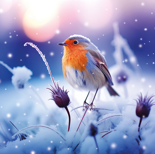 Lavender Robin