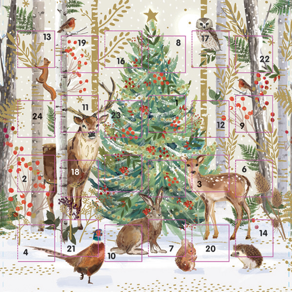 Festive Woodland Mini Advent Calendar