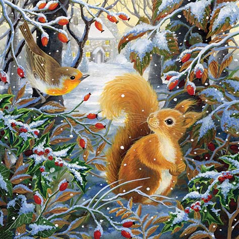 Snowy Woodland